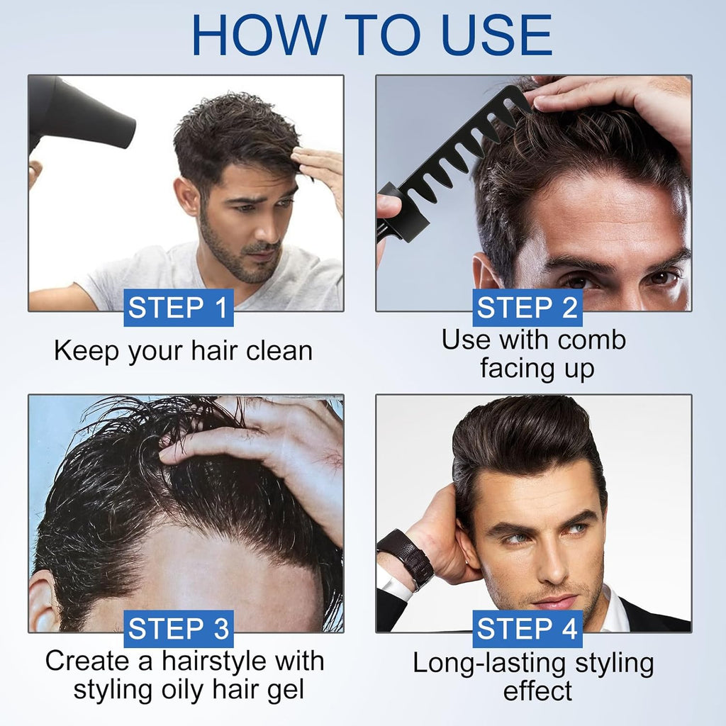 Hair Styling Gel With Comb